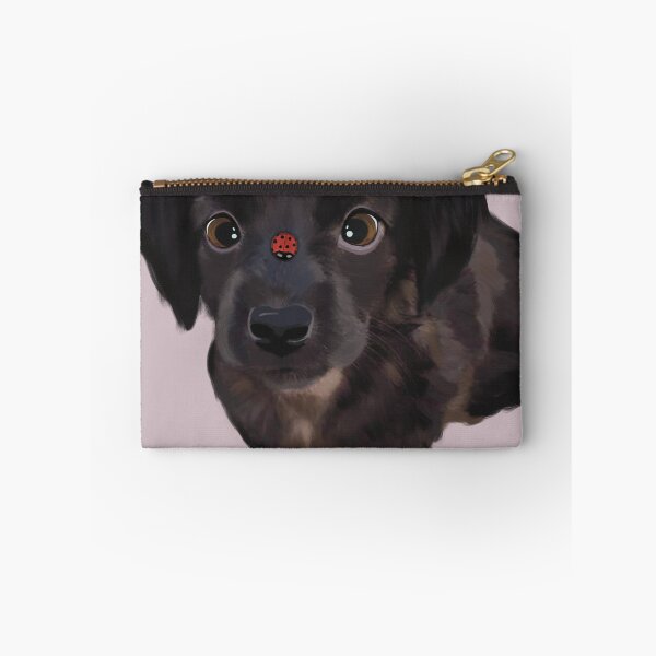 Item preview, Cute Dog with a Lady Bug designed and sold by AuraBerryArt.