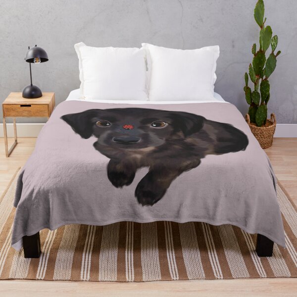 Item preview, Cute Dog with a Lady Bug designed and sold by AuraBerryArt.