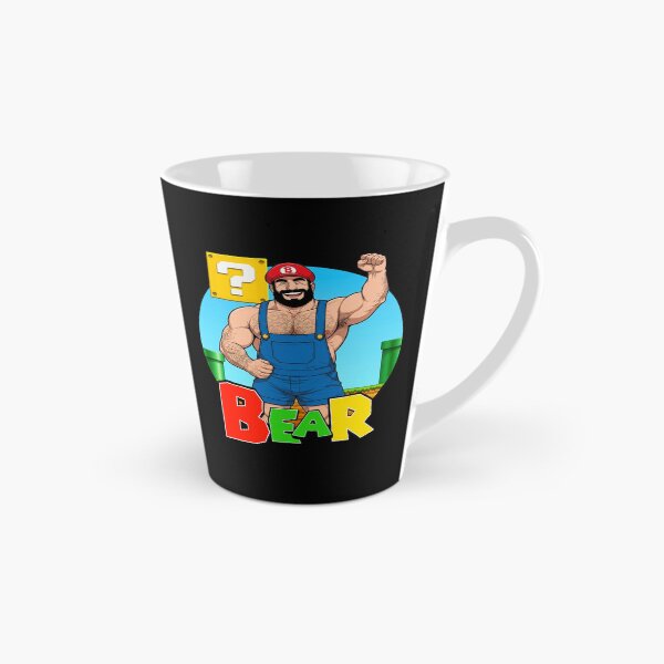Item preview, Bear Level Up | Retro Plumber Inspired Gay Bear Design designed and sold by BrokenLabel.