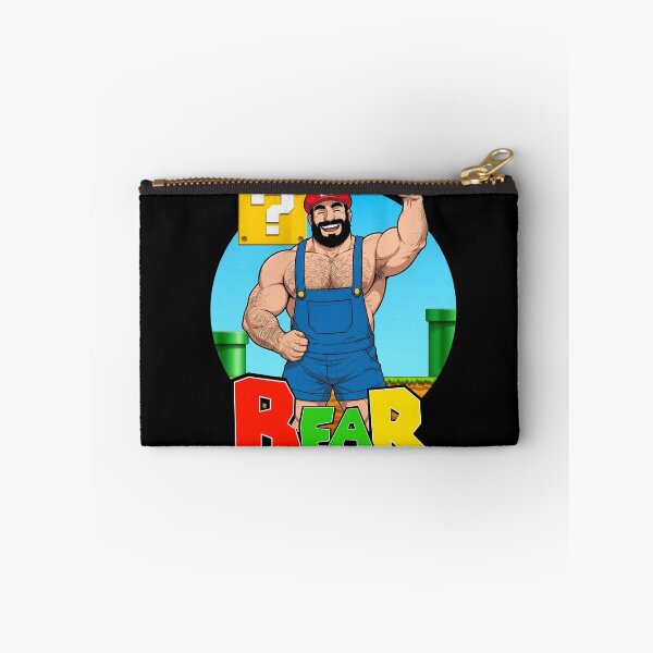 Item preview, Bear Level Up | Retro Plumber Inspired Gay Bear Design designed and sold by BrokenLabel.