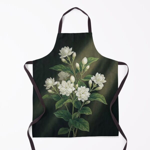 Item preview, Elegant Jasmine Blossoms Fine Art Chinese Gongbi Brush Painting designed and sold by OddlySticky.