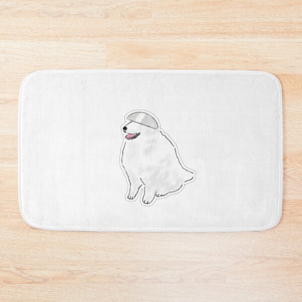 Item preview, Funny Dog Wearing Bowl Helmet Illustration designed and sold by raun.draw.