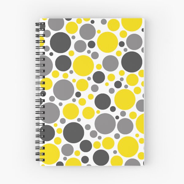 Item preview, Yellow, Gray And Black Large Scattered Dots Pattern designed and sold by DEC02.