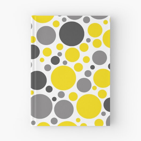 Item preview, Yellow, Gray And Black Large Scattered Dots Pattern designed and sold by DEC02.