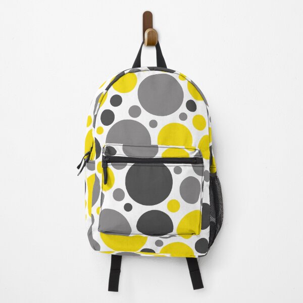 Item preview, Yellow, Gray And Black Large Scattered Dots Pattern designed and sold by DEC02.