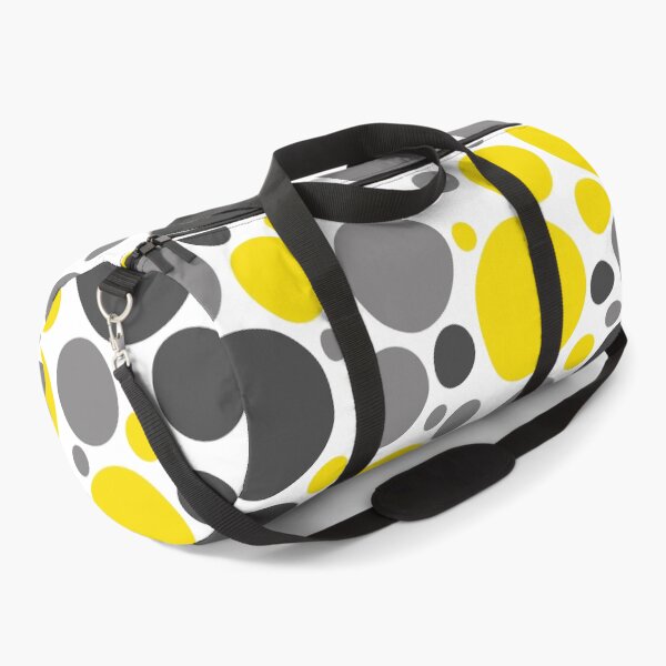Item preview, Yellow, Gray And Black Large Scattered Dots Pattern designed and sold by DEC02.