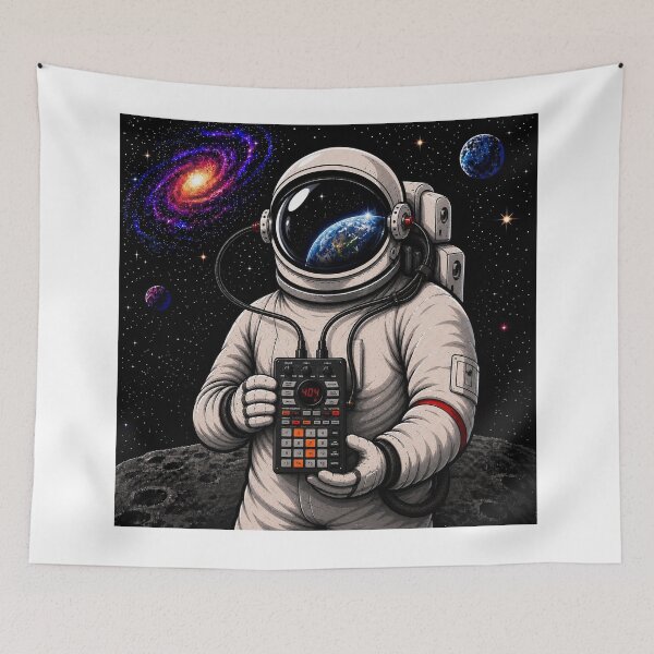 Item preview, Astronaut with Beat Machine designed and sold by bernswell.