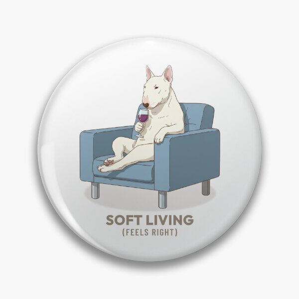 Item preview, English Bull Terrier Drinking Dark Wine Vintage Aesthetic designed and sold by COZY VINTAGE animal.