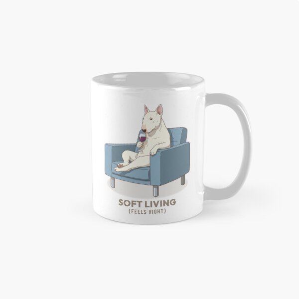 Item preview, English Bull Terrier Drinking Dark Wine Vintage Aesthetic designed and sold by COZY VINTAGE animal.