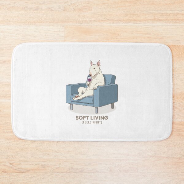 Item preview, English Bull Terrier Drinking Dark Wine Vintage Aesthetic designed and sold by COZY VINTAGE animal.