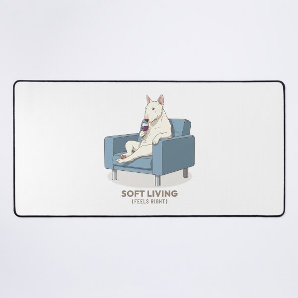 Item preview, English Bull Terrier Drinking Dark Wine Vintage Aesthetic designed and sold by COZY VINTAGE animal.