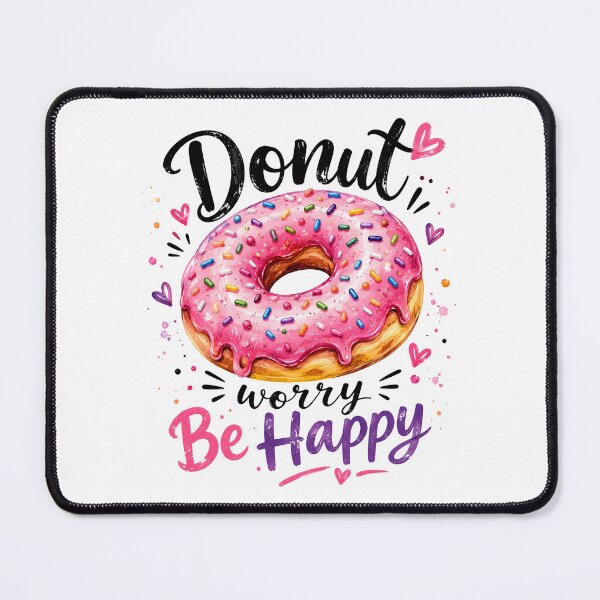 Item preview, Donut Worry Be Happy designed and sold by trendspatterns.