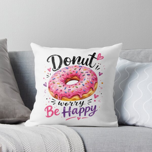 Item preview, Donut Worry Be Happy designed and sold by trendspatterns.