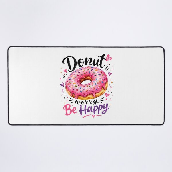 Item preview, Donut Worry Be Happy designed and sold by trendspatterns.