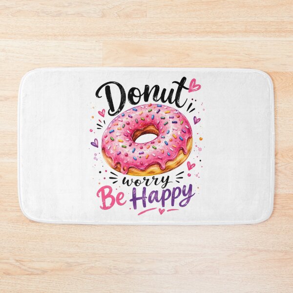 Item preview, Donut Worry Be Happy designed and sold by trendspatterns.