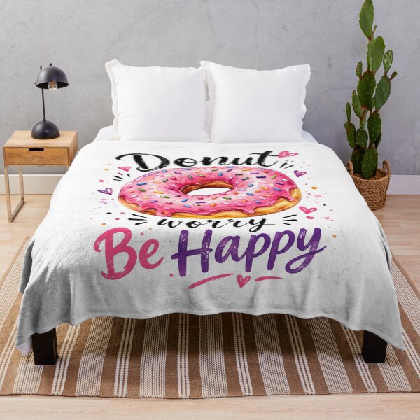 Item preview, Donut Worry Be Happy designed and sold by trendspatterns.