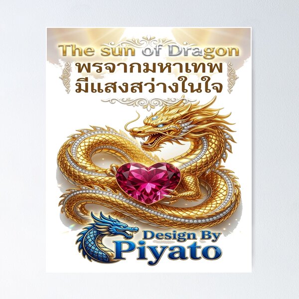 Item preview, The Sun of Dragon BY PIYATO DESIGN designed and sold by PIYATO941DESIGN.