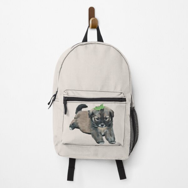 Item preview, Cute Dog with a Leaf designed and sold by AuraBerryArt.