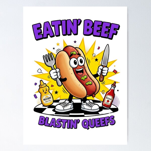 Item preview, Eatin Beef Blastin Queefs 1 designed and sold by Positive&FunnyThings.
