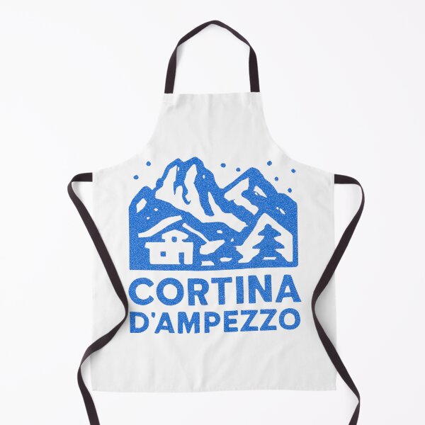 Item preview, Cortina d'Ampezzo Italy Retro Ski Poster Vintage Dolomites Winter Art designed and sold by RDproject.