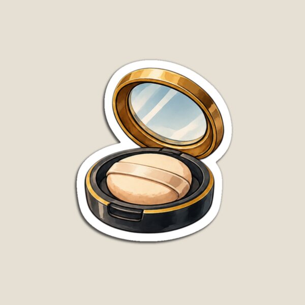 Item preview, Compact Powder Illustration | Beauty Cosmetic designed and sold by luiarteu.