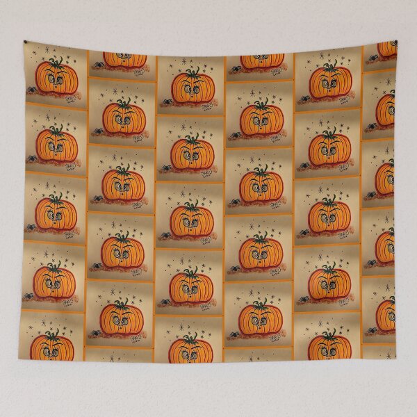 Item preview, Pumpkin and Spider  designed and sold by EmpoweredScapegoatArt.