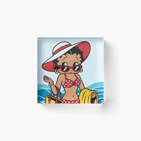 Item preview, Betty Boops Retro Summer (With Waves) designed and sold by LyssasMindArt.