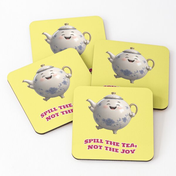 Item preview, Spill the Tea, Not the Joy. Teapot Saying designed and sold by Mauswohn.