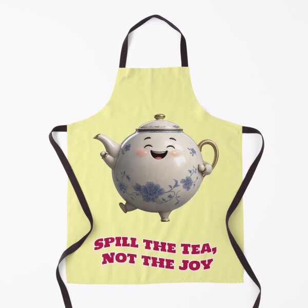 Item preview, Spill the Tea, Not the Joy. Teapot Saying designed and sold by Mauswohn.
