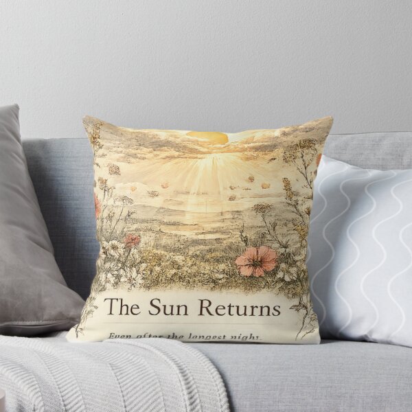 Item preview, The Sun Returns | Vintage Botanical Sunrise Art designed and sold by am_khylie.