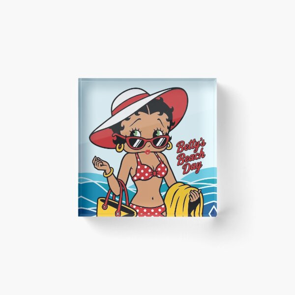 Item preview, Betty Boops Retro Summer (With Waves) designed and sold by LyssasMindArt.