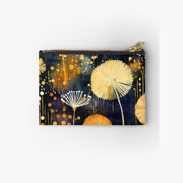 Item preview, Tonos dorados, dientes de león, abstracto sofisticado sobre fondo ornamentado designed and sold by DEC02.