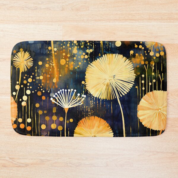 Item preview, Golden Hues Dandelions Sophisticated Abstract On Ornate Background designed and sold by DEC02.