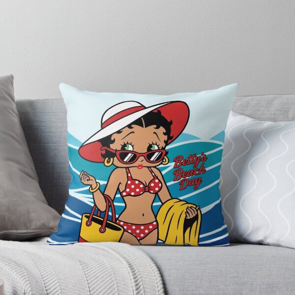 Item preview, Betty Boops Retro Summer (With Waves) designed and sold by LyssasMindArt.