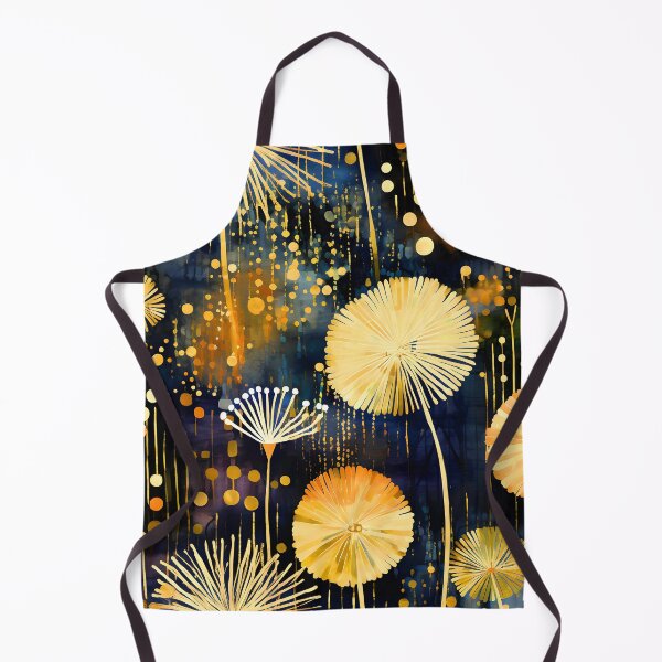 Item preview, Golden Hues Dandelions Sophisticated Abstract On Ornate Background designed and sold by DEC02.