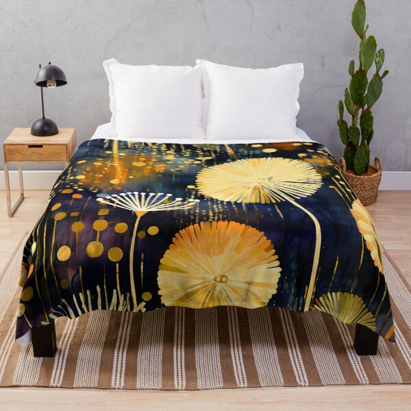 Item preview, Golden Hues Dandelions Sophisticated Abstract On Ornate Background designed and sold by DEC02.