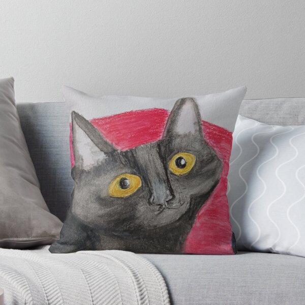 Item preview, Black cat designed and sold by 8bitblackcat.