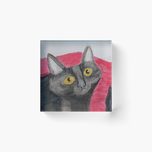Item preview, Black cat designed and sold by 8bitblackcat.