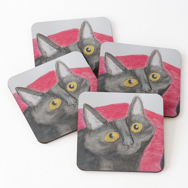Item preview, Black cat designed and sold by 8bitblackcat.