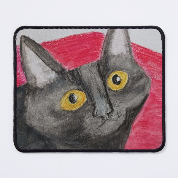 Item preview, Black cat designed and sold by 8bitblackcat.