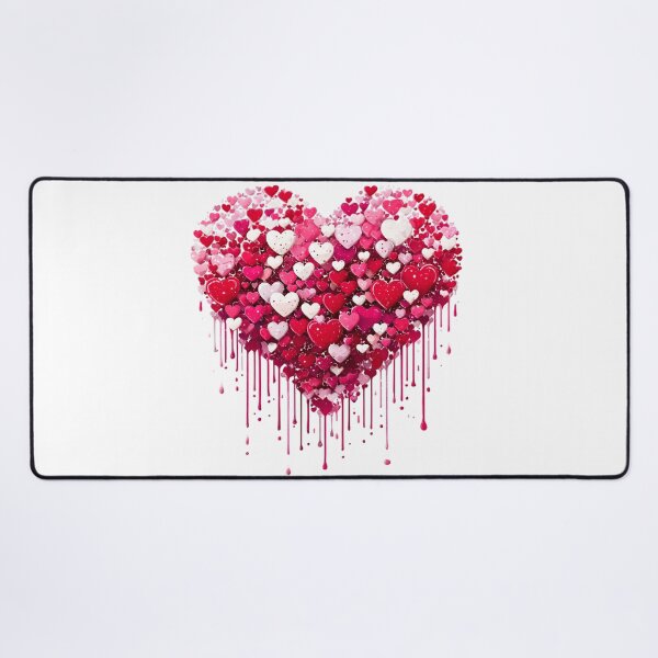 Item preview, Valentine's Day Chic Heart Designs Splatter Paint Art designed and sold by DEC02.