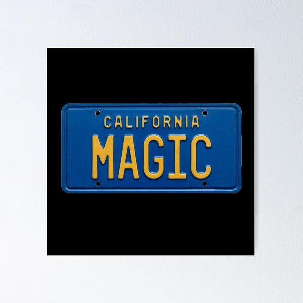 Item preview, MAGIC - vintage California license plate designed and sold by Primotees.