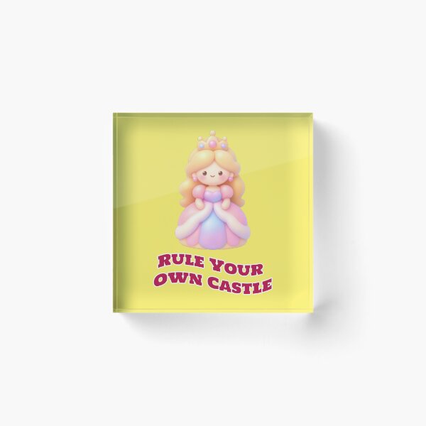 Item preview, Rule Your Own Castle Princess Saying designed and sold by Mauswohn.