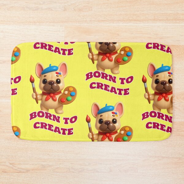 Item preview, Born To Create Artist Dog Quote designed and sold by Mauswohn.