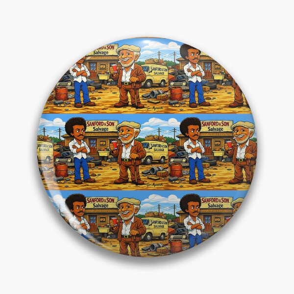 Item preview, Redd Foxx and Demond Wilson Sanford and Son  January 14, 1972, to March 25, 1977  designed and sold by The Art Queen Of Michigan .