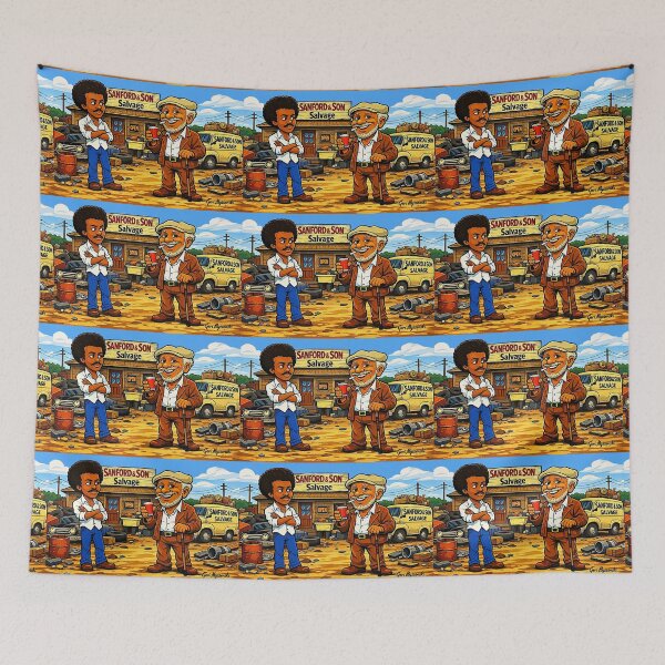 Item preview, Redd Foxx and Demond Wilson Sanford and Son  January 14, 1972, to March 25, 1977  designed and sold by The Art Queen Of Michigan .