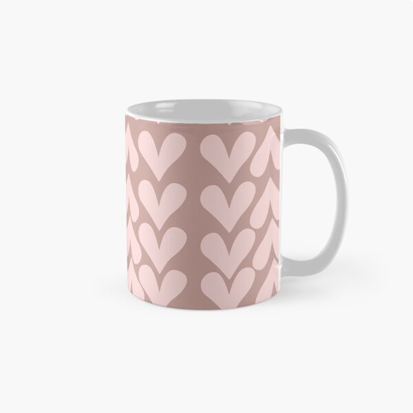 Item preview, Aesthetic Cute Dusty Pink Heart Pattern designed and sold by Jyoti-Quotes.