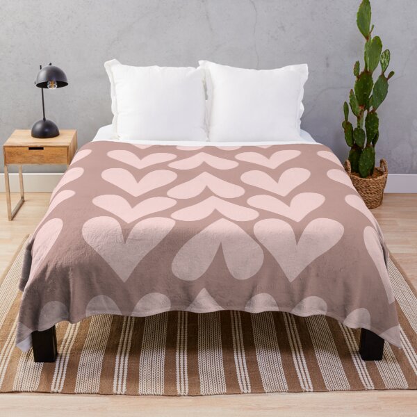 Item preview, Aesthetic Cute Dusty Pink Heart Pattern designed and sold by Jyoti Digital Artist.