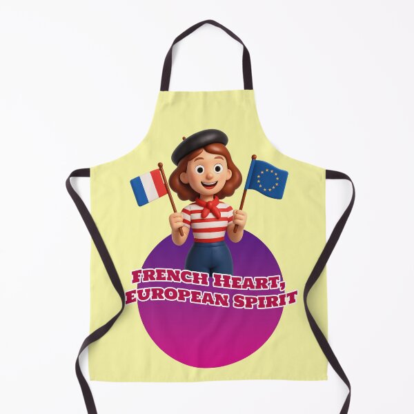 Item preview, French Heart European Spirit France Europe saying designed and sold by Mauswohn.