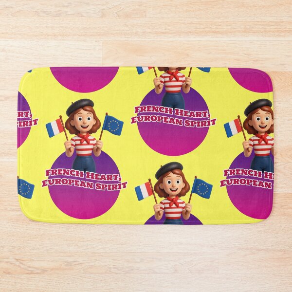 Item preview, French Heart European Spirit France Europe saying designed and sold by Mauswohn.